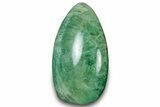 Free-Standing, Polished Green Fluorite - Madagascar #304770-2